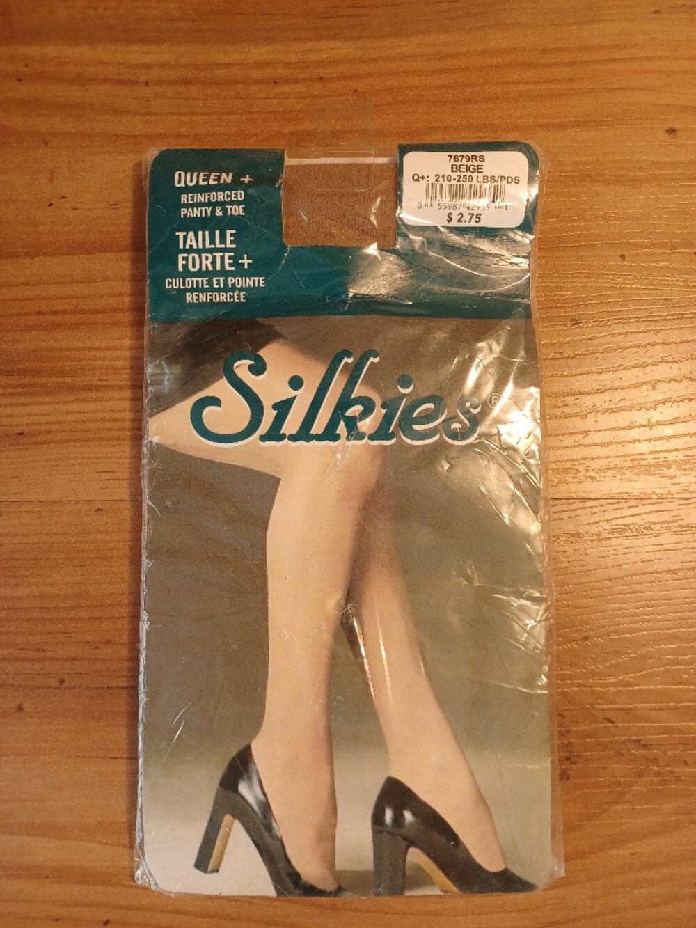 Silkies Queen & Reinforced Panty & Toe Color Beige